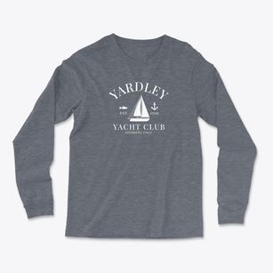 Yardley Pennsylvania Yacht Club Light Soft Long Sleeve T-Shirt