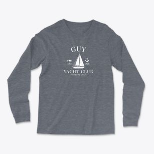 Guy Arkansas Yacht Club Light Soft Long Sleeve T-Shirt