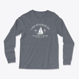 Lake Petersburg Illinois Yacht Club Light Soft Long Sleeve T-Shirt