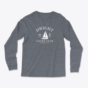 Dwight Kansas Yacht Club Light Soft Long Sleeve T-Shirt