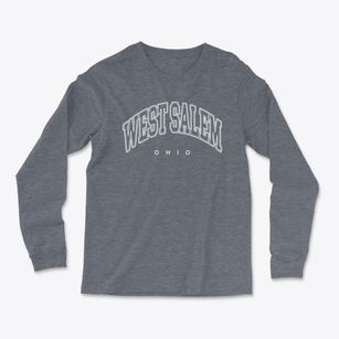 West Salem Ohio Inline Light Soft Long Sleeve T-Shirt