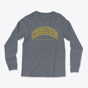 Chesaning Michigan Inline Light Soft Long Sleeve T-Shirt
