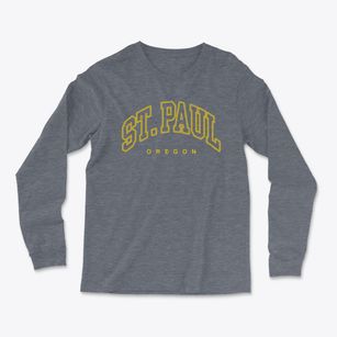 St. Paul Oregon Inline Light Soft Long Sleeve T-Shirt