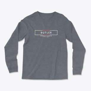 Butler Pennsylvania Artbox Light Soft Long Sleeve T-Shirt