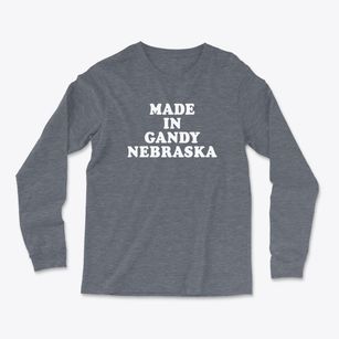 Gandy Nebraska Classic 70s Light Soft Long Sleeve T-Shirt