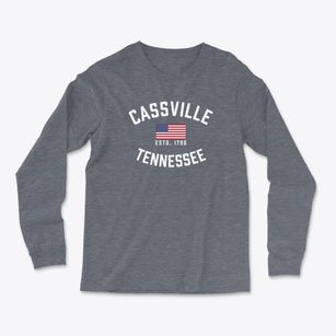 Cassville Tennessee Patriot Light Soft Long Sleeve T-Shirt