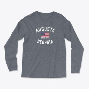 Augusta Georgia Patriot Light Soft Long Sleeve T-Shirt