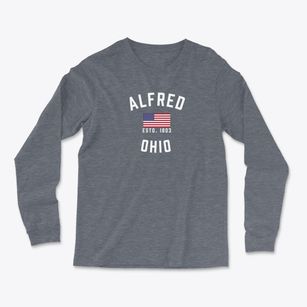 Alfred Ohio Patriot Light Soft Long Sleeve T-Shirt