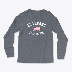 El Verano California Patriot Light Soft Long Sleeve T-Shirt