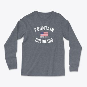 Fountain Colorado Patriot Light Soft Long Sleeve T-Shirt