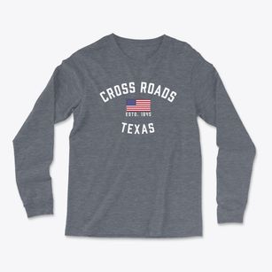 Cross Roads Texas Patriot Light Soft Long Sleeve T-Shirt