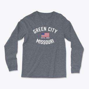 Green City Missouri Patriot Light Soft Long Sleeve T-Shirt