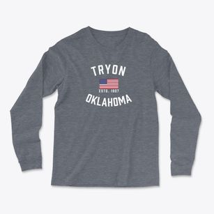 Tryon Oklahoma Patriot Light Soft Long Sleeve T-Shirt