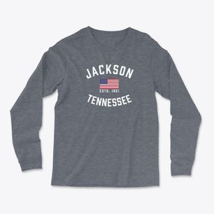 Jackson Tennessee Patriot Light Soft Long Sleeve T-Shirt
