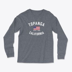 Topanga California Patriot Light Soft Long Sleeve T-Shirt