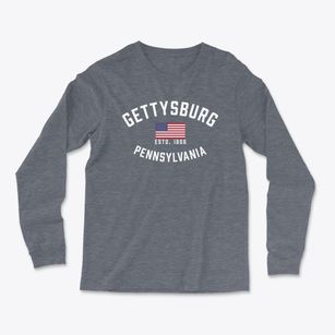 Gettysburg Pennsylvania Patriot Light Soft Long Sleeve T-Shirt