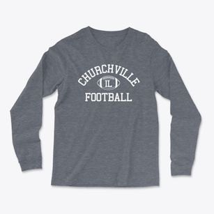 Churchville Illinois Football Light Soft Long Sleeve T-Shirt