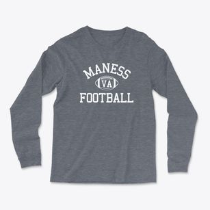 Maness Virginia Football Light Soft Long Sleeve T-Shirt