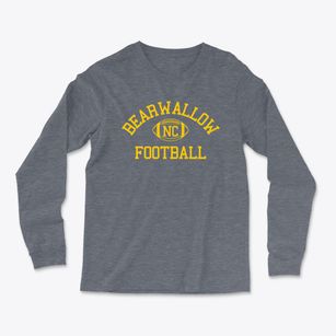 Bearwallow North Carolina Football Light Soft Long Sleeve T-Shirt