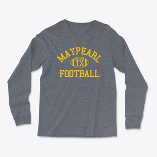 Maypearl Texas Football Light Soft Long Sleeve T-Shirt