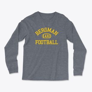 Bergman Arkansas Football Light Soft Long Sleeve T-Shirt