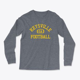Keysville Georgia Football Light Soft Long Sleeve T-Shirt