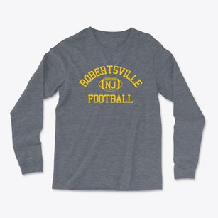Robertsville New Jersey Football Light Soft Long Sleeve T-Shirt