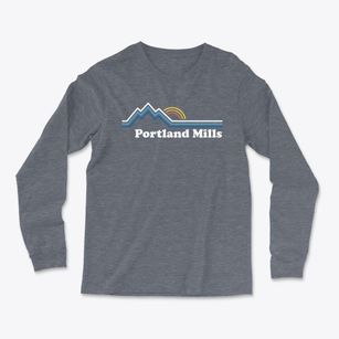 Portland Mills Pennsylvania Mountain View Light Soft Long Sleeve T-Shirt