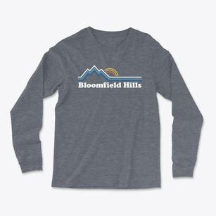 Bloomfield Hills Michigan Mountain View Light Soft Long Sleeve T-Shirt