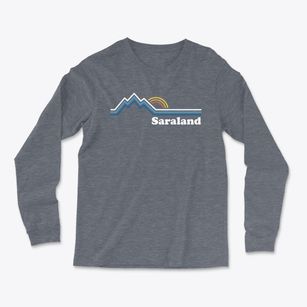 Saraland Alabama Mountain View Light Soft Long Sleeve T-Shirt