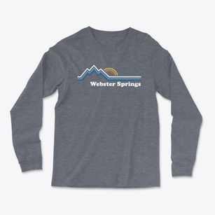 Addison West Virginia Mountain View Light Soft Long Sleeve T-Shirt
