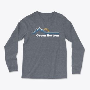 Green Bottom West Virginia Mountain View Light Soft Long Sleeve T-Shirt