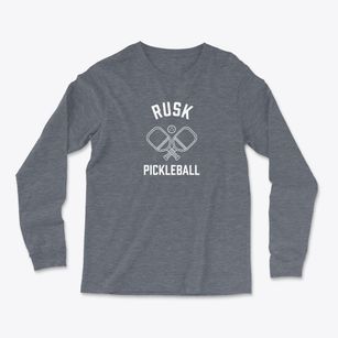 Rusk Michigan Pickleball Light Soft Long Sleeve T-Shirt