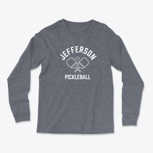 Jefferson Alabama Pickleball Light Soft Long Sleeve T-Shirt