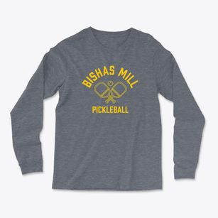 Bishas Mill New York Pickleball Light Soft Long Sleeve T-Shirt