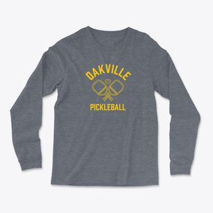 Oakville Michigan Pickleball Light Soft Long Sleeve T-Shirt