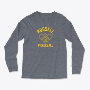 Russell North Dakota Pickleball Light Soft Long Sleeve T-Shirt
