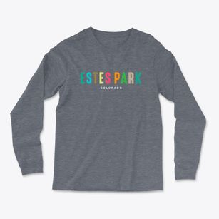 Estes Park Colorado Color Pop Light Soft Long Sleeve T-Shirt