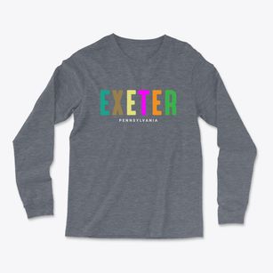 Exeter Pennsylvania Color Pop Light Soft Long Sleeve T-Shirt