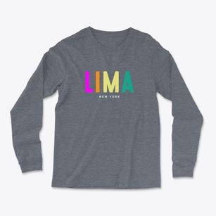 Lima New York Color Pop Light Soft Long Sleeve T-Shirt