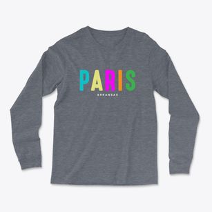 Paris Arkansas Color Pop Light Soft Long Sleeve T-Shirt