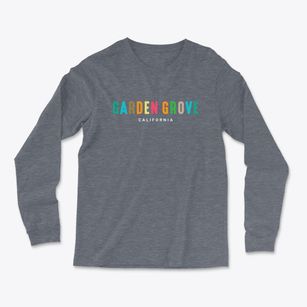 Garden Grove California Color Pop Light Soft Long Sleeve T-Shirt