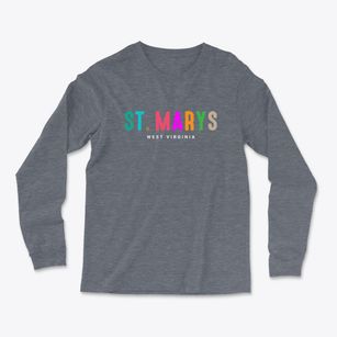 St. Marys West Virginia Color Pop Light Soft Long Sleeve T-Shirt