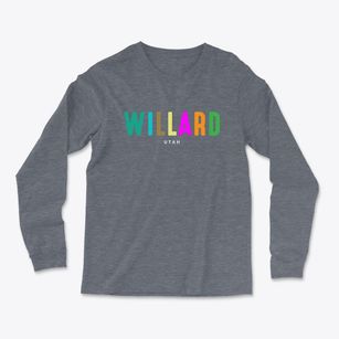 Willard Utah Color Pop Light Soft Long Sleeve T-Shirt