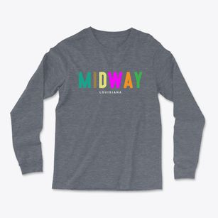 Midway Louisiana Color Pop Light Soft Long Sleeve T-Shirt
