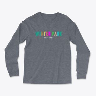 Winter Park Colorado Color Pop Light Soft Long Sleeve T-Shirt