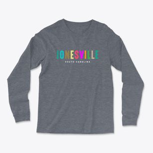 Jonesville South Carolina Color Pop Light Soft Long Sleeve T-Shirt