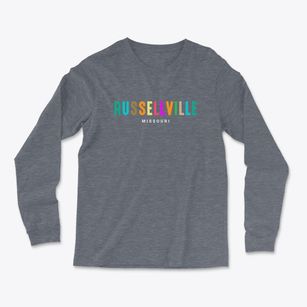 Russellville Missouri Color Pop Light Soft Long Sleeve T-Shirt