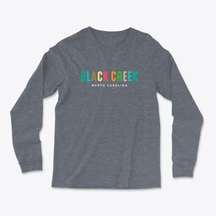 Black Creek North Carolina Color Pop Light Soft Long Sleeve T-Shirt