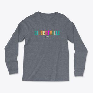 Gilbertville Iowa Color Pop Light Soft Long Sleeve T-Shirt